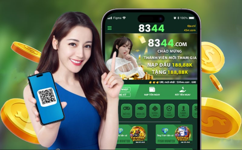 Hình ảnh quảng cáo của vn58 hiển thị nền tảng và các lợi ích