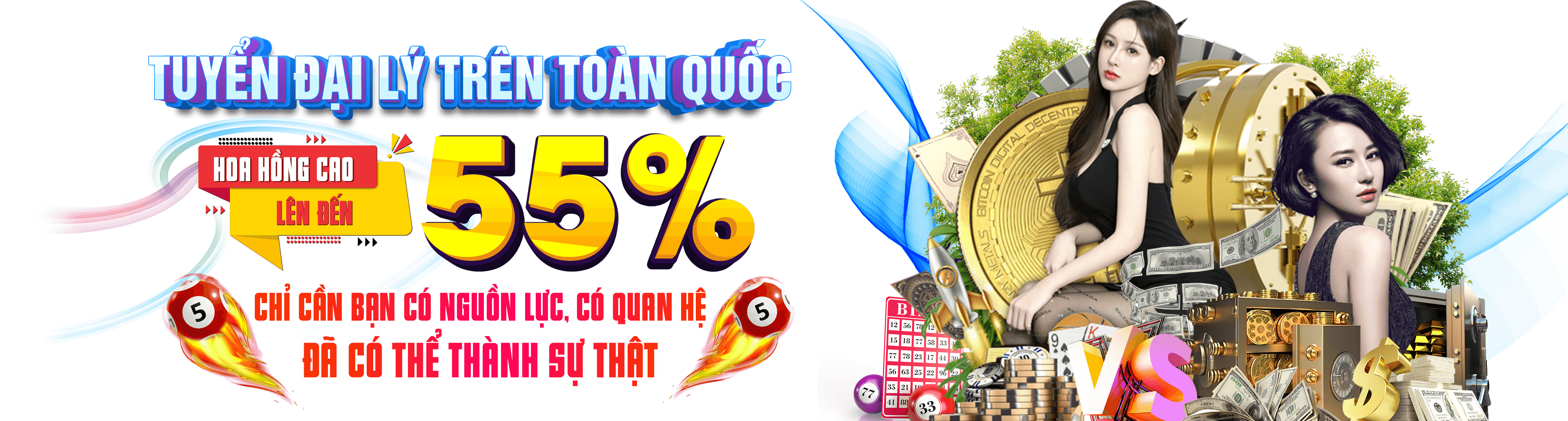 Hình ảnh quảng cáo của vn58 hiển thị nền tảng và các lợi ích