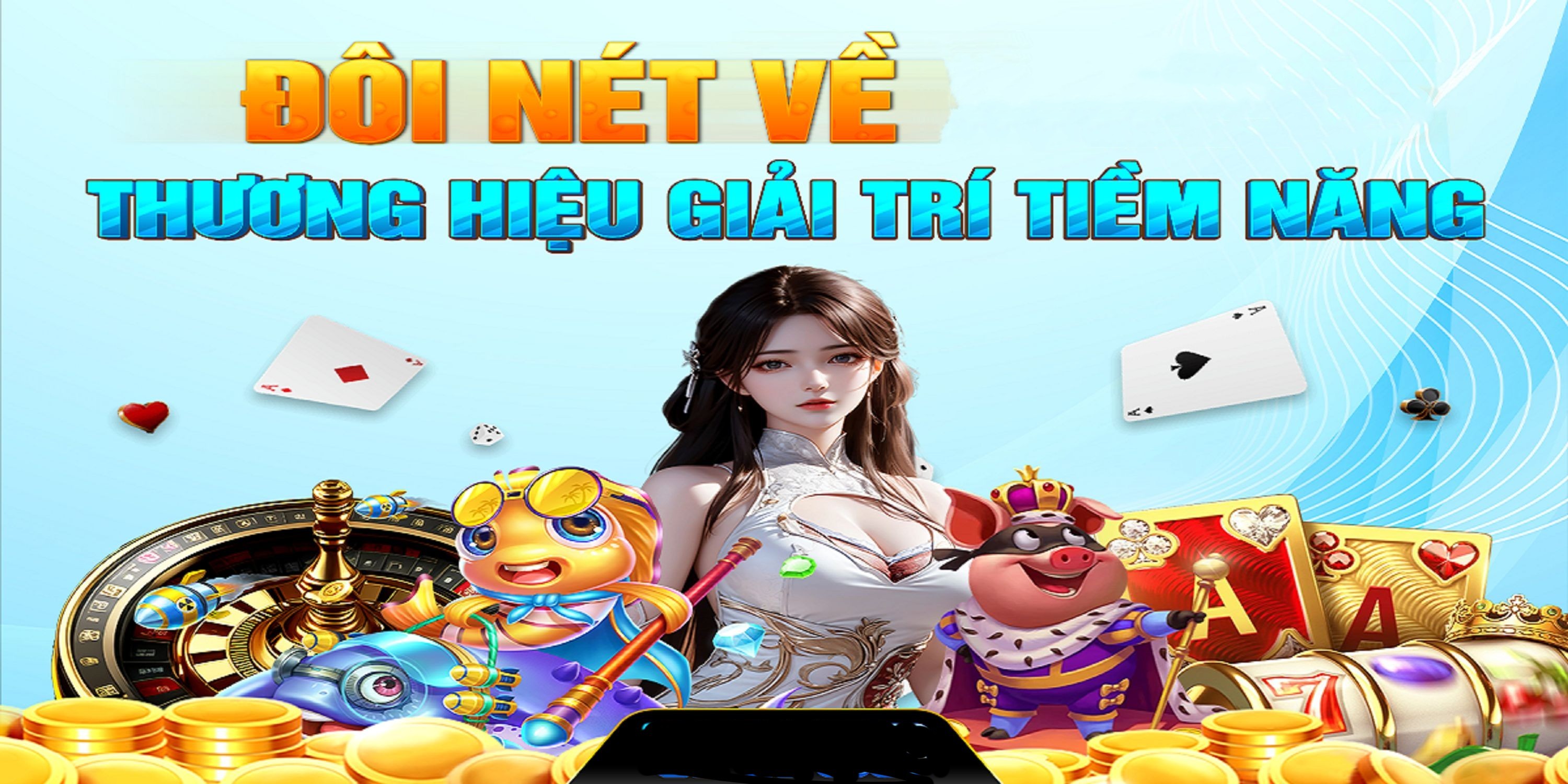 Hình ảnh quảng cáo của vn58 hiển thị nền tảng và các lợi ích